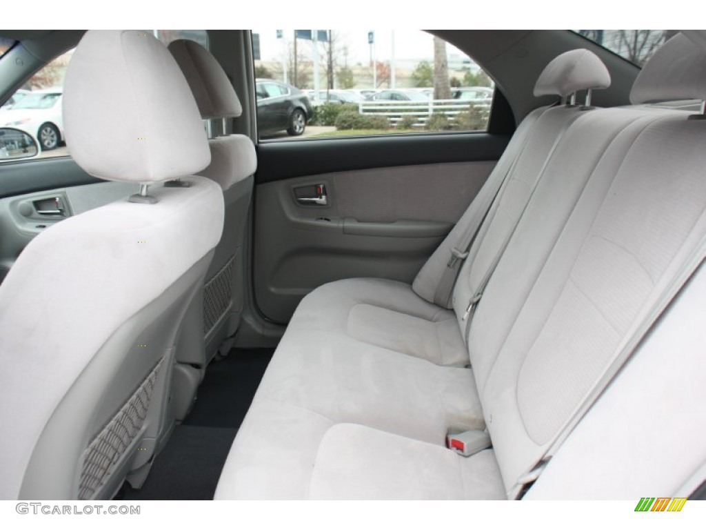 2007 Spectra EX Sedan - White / Gray photo #12