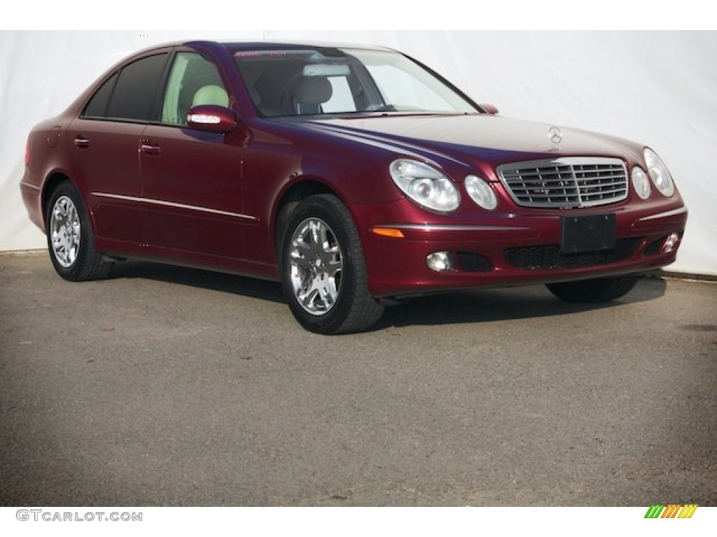 2006 E 350 Sedan - Barolo Red Metallic / Stone photo #1