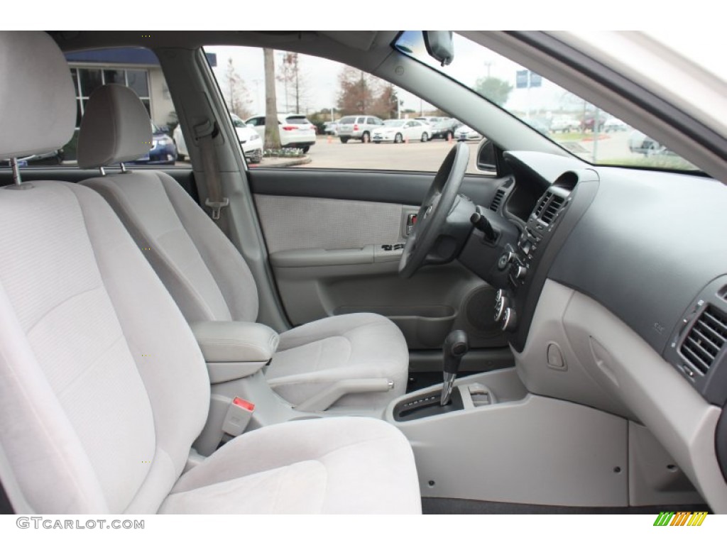 2007 Spectra EX Sedan - White / Gray photo #16