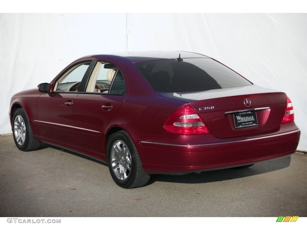 2006 E 350 Sedan - Barolo Red Metallic / Stone photo #2