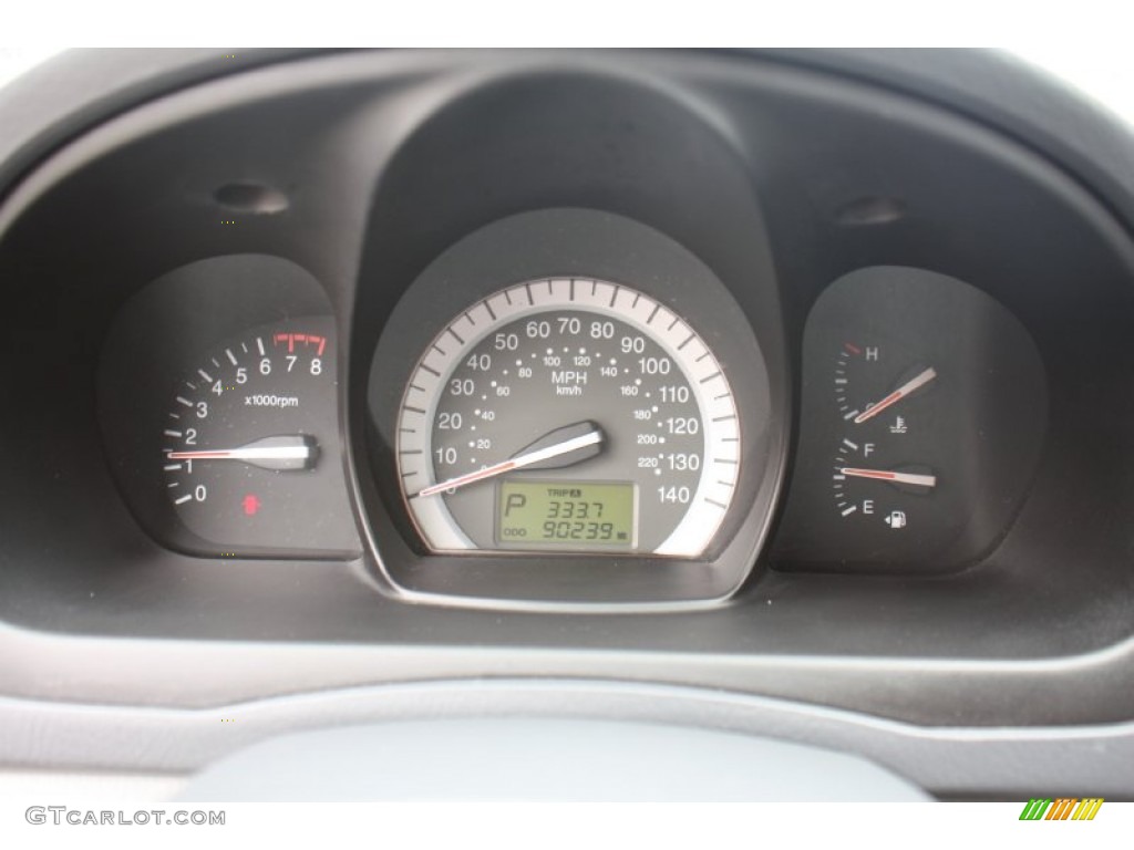 2007 Spectra EX Sedan - White / Gray photo #26