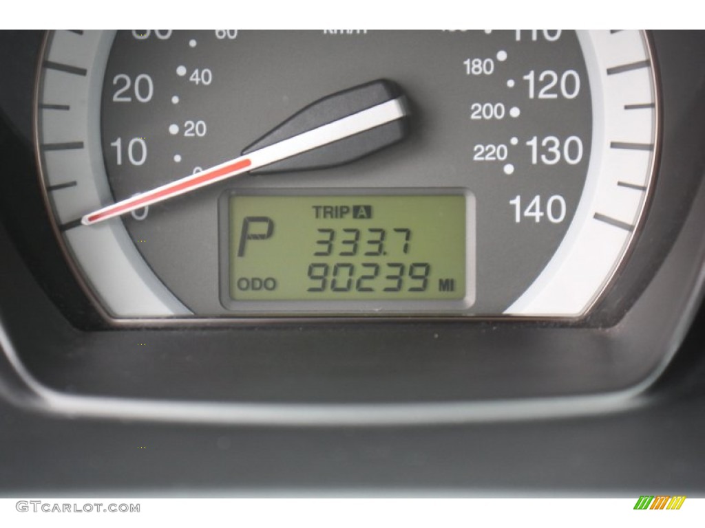2007 Spectra EX Sedan - White / Gray photo #27