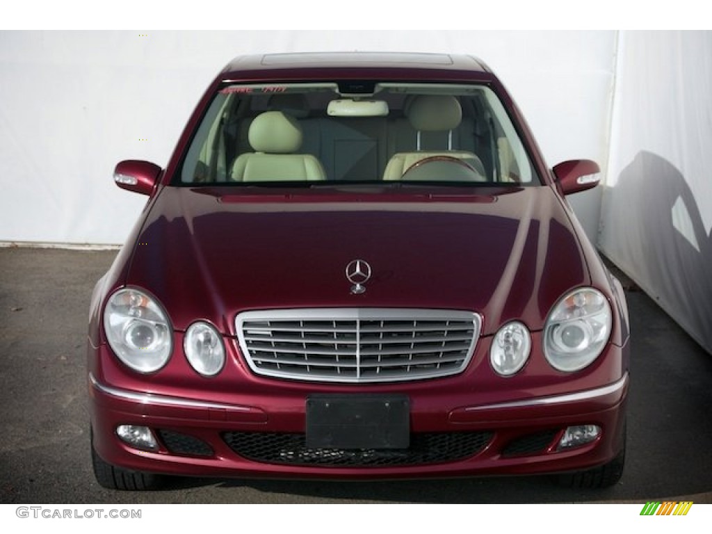 2006 E 350 Sedan - Barolo Red Metallic / Stone photo #8