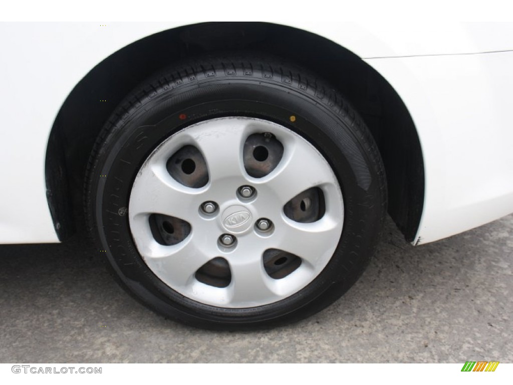 2007 Spectra EX Sedan - White / Gray photo #31