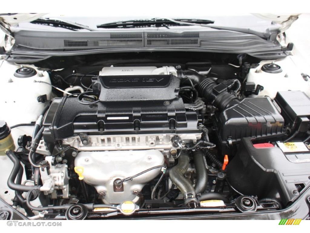 2007 Spectra EX Sedan - White / Gray photo #32