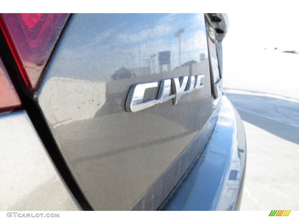 2011 Civic DX-VP Sedan - Polished Metal Metallic / Gray photo #8
