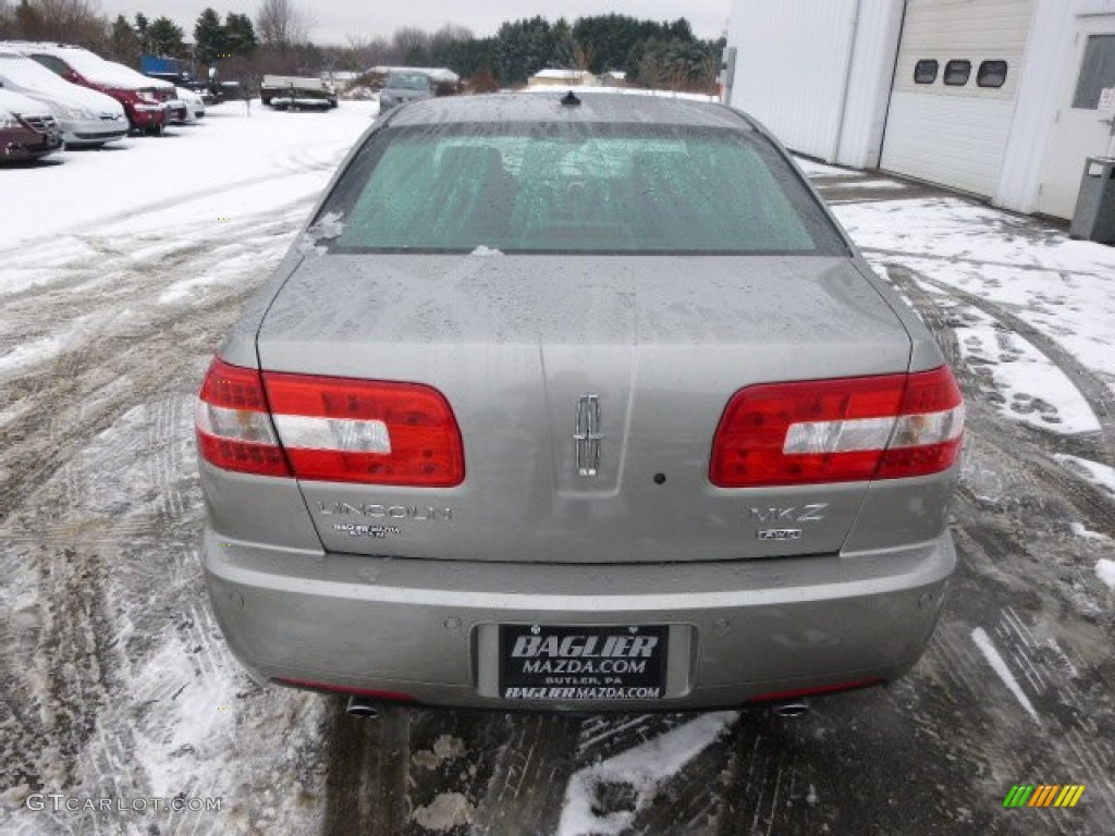 2008 MKZ AWD Sedan - Vapor Silver Metallic / Dark Charcoal photo #7