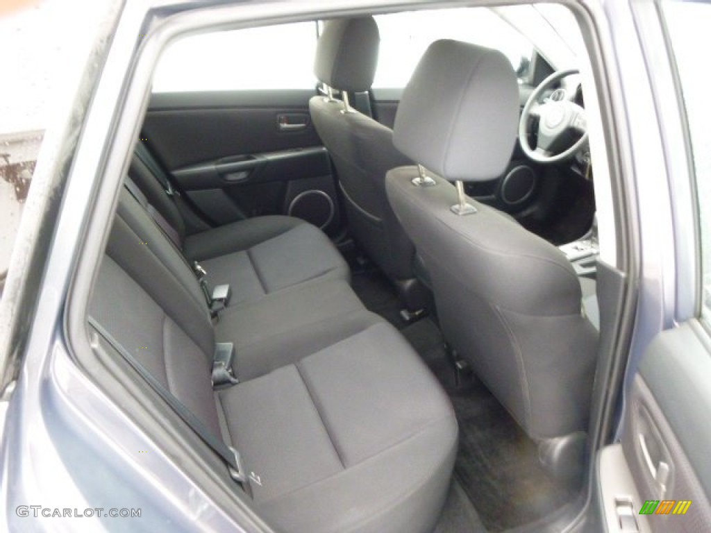 2007 MAZDA3 s Touring Hatchback - Galaxy Gray Mica / Black photo #15