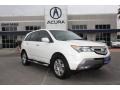 2009 Aspen White Pearl Acura MDX Technology  photo #1