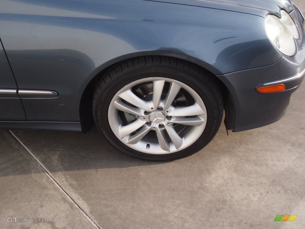 2006 CLK 350 Coupe - Cadet Blue Metallic / Ash photo #2