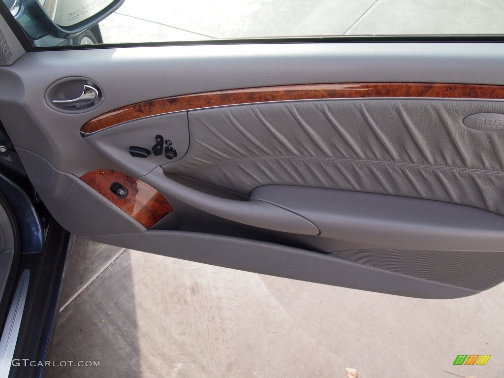 2006 CLK 350 Coupe - Cadet Blue Metallic / Ash photo #3