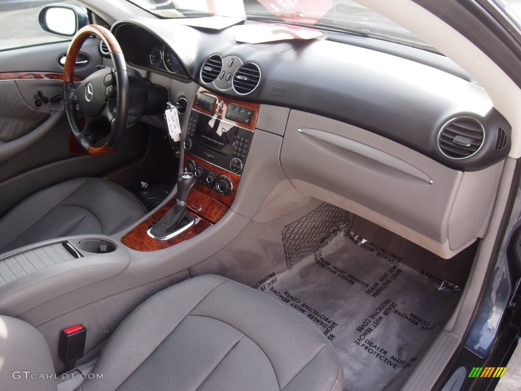 2006 CLK 350 Coupe - Cadet Blue Metallic / Ash photo #5