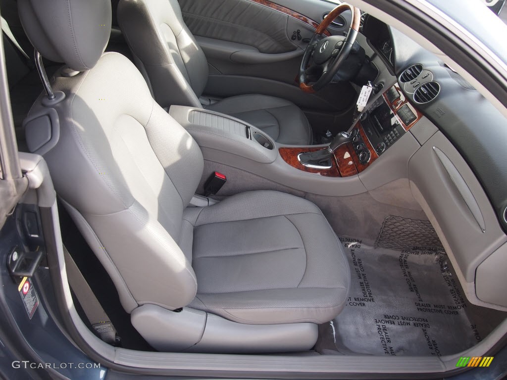 2006 CLK 350 Coupe - Cadet Blue Metallic / Ash photo #6