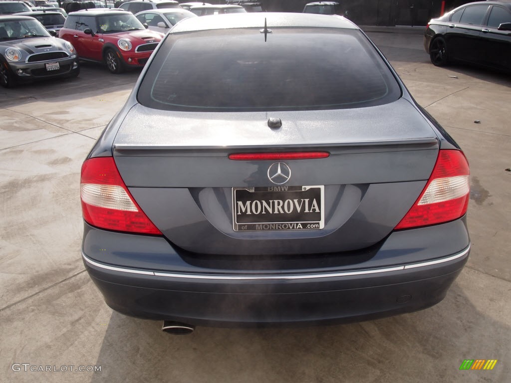 2006 CLK 350 Coupe - Cadet Blue Metallic / Ash photo #8