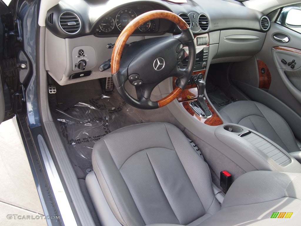 2006 CLK 350 Coupe - Cadet Blue Metallic / Ash photo #12