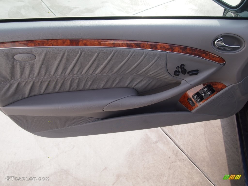 2006 CLK 350 Coupe - Cadet Blue Metallic / Ash photo #13