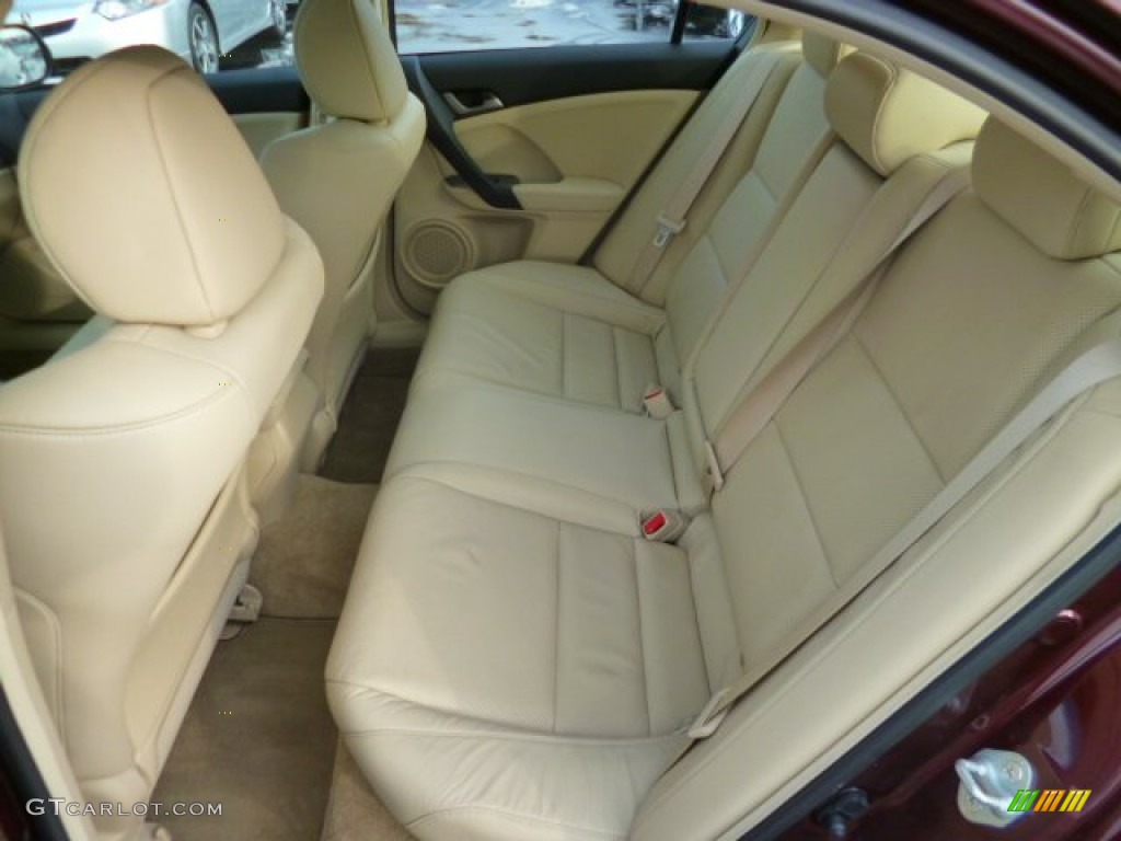 2010 Acura TSX Sedan Rear Seat Photos