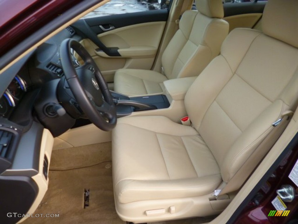 Parchment Interior 2010 Acura TSX Sedan Photo #89580074