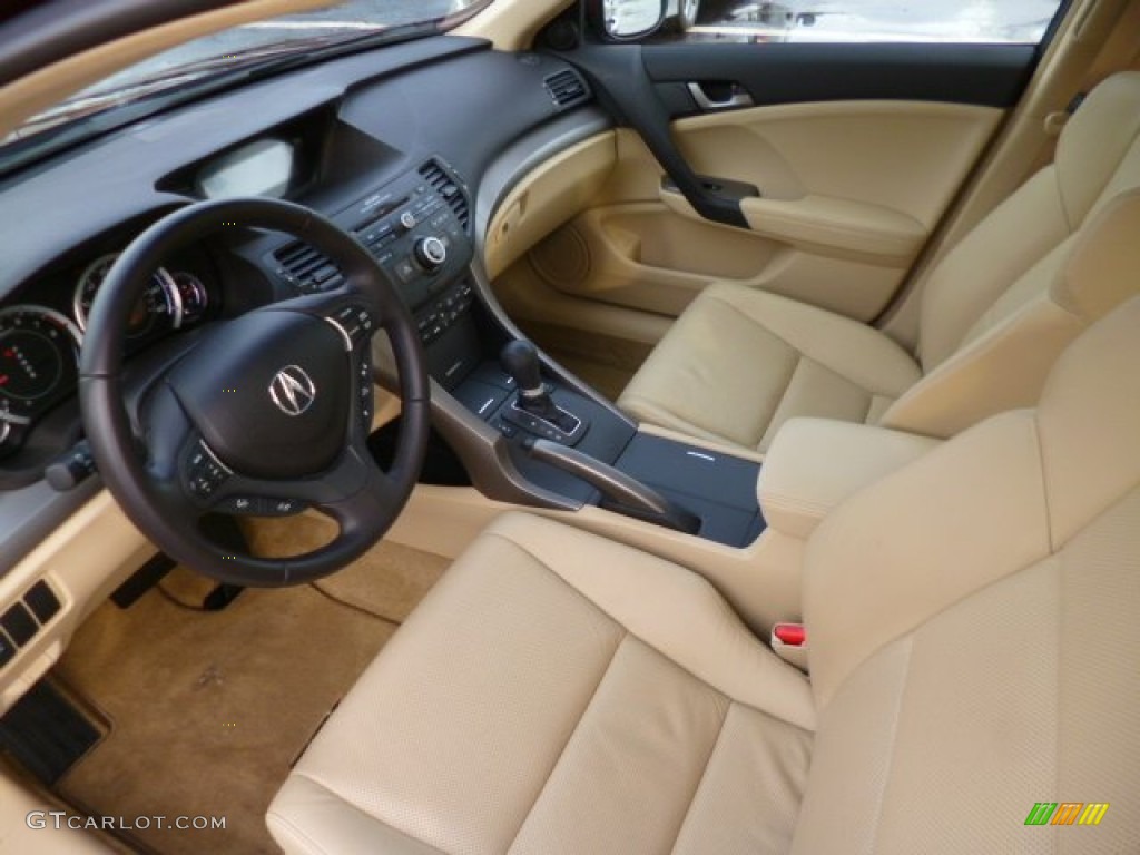 Parchment Interior 2010 Acura TSX Sedan Photo #89580096