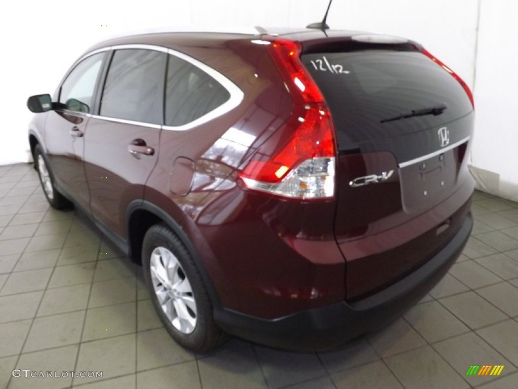 2014 CR-V EX-L - Basque Red Pearl II / Gray photo #6