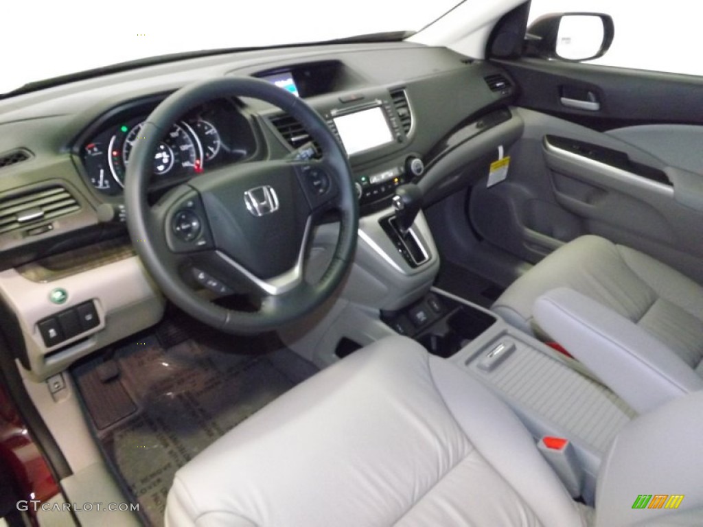 2014 CR-V EX-L - Basque Red Pearl II / Gray photo #10