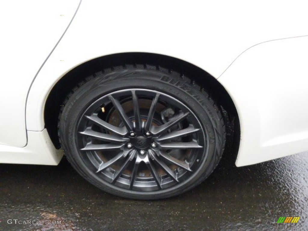 2011 Impreza WRX Limited Sedan - Satin White Pearl / Carbon Black photo #9