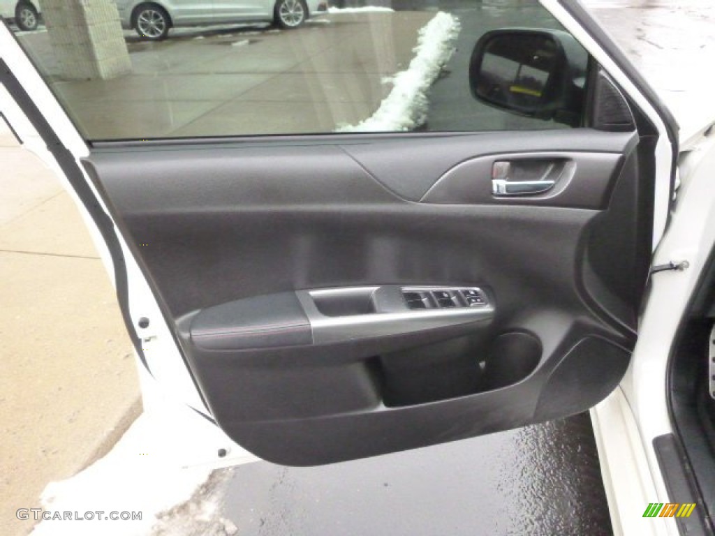2011 Impreza WRX Limited Sedan - Satin White Pearl / Carbon Black photo #11