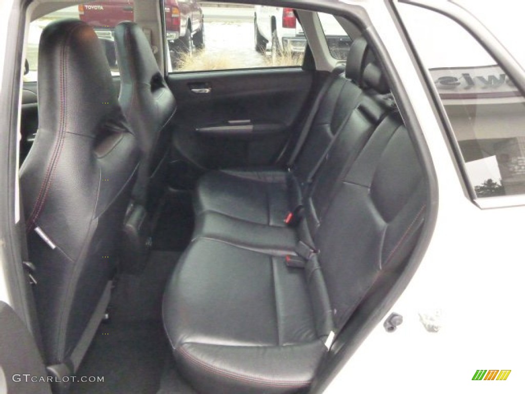 2011 Impreza WRX Limited Sedan - Satin White Pearl / Carbon Black photo #12