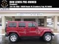 2011 Deep Cherry Red Jeep Wrangler Unlimited Sahara 4x4 #89566717