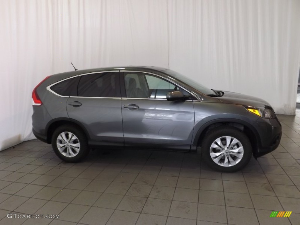 2014 CR-V EX - Polished Metal Metallic / Gray photo #5