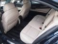 2011 BMW 7 Series Oyster/Black Interior Rear Seat Photo