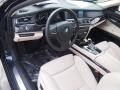 Oyster/Black 2011 BMW 7 Series 750Li Sedan Interior Color