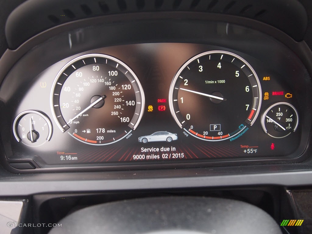 2011 BMW 7 Series 750Li Sedan Gauges Photo #89581556