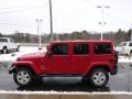 2011 Flame Red Jeep Wrangler Unlimited Sahara 4x4  photo #5