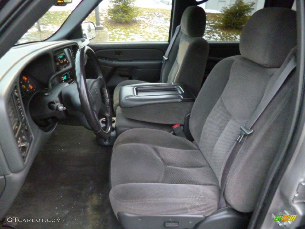 Dark Charcoal Interior 2006 Chevrolet Silverado 1500 LT Crew Cab 4x4 Photo #89582558