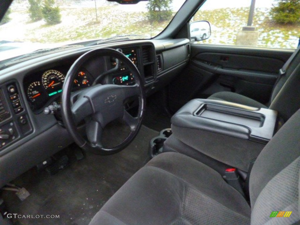Dark Charcoal Interior 2006 Chevrolet Silverado 1500 LT Crew Cab 4x4 Photo #89582582