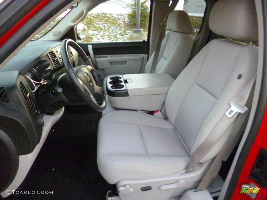 Light Titanium/Ebony Interior 2010 Chevrolet Silverado 1500 LT Extended Cab 4x4 Photo #89582939
