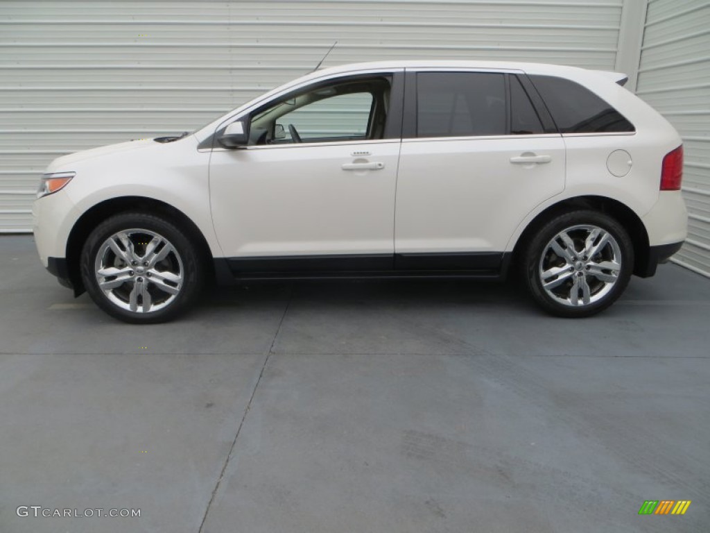 2012 Edge Limited EcoBoost - White Platinum Metallic Tri-Coat / Medium Light Stone photo #6