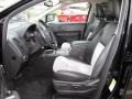 2009 Ford Edge Charcoal Black/Grey Alcantara Interior Front Seat Photo