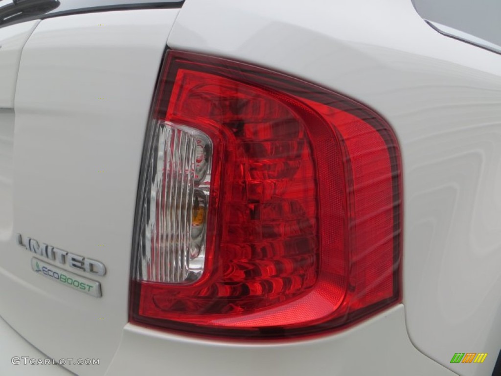 2012 Edge Limited EcoBoost - White Platinum Metallic Tri-Coat / Medium Light Stone photo #18