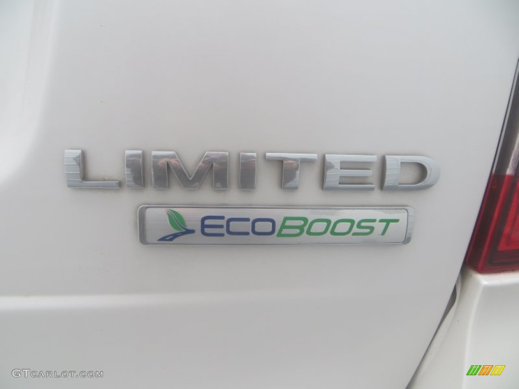 2012 Edge Limited EcoBoost - White Platinum Metallic Tri-Coat / Medium Light Stone photo #19