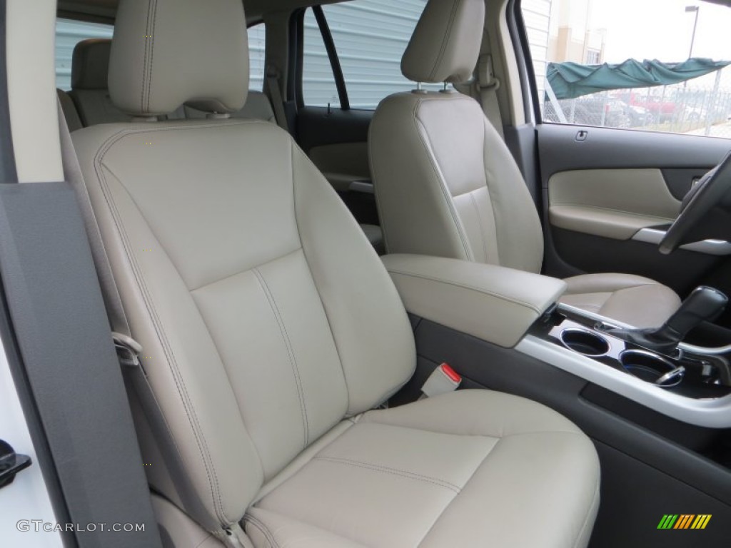 2012 Edge Limited EcoBoost - White Platinum Metallic Tri-Coat / Medium Light Stone photo #27