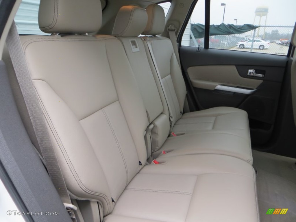 2012 Edge Limited EcoBoost - White Platinum Metallic Tri-Coat / Medium Light Stone photo #30