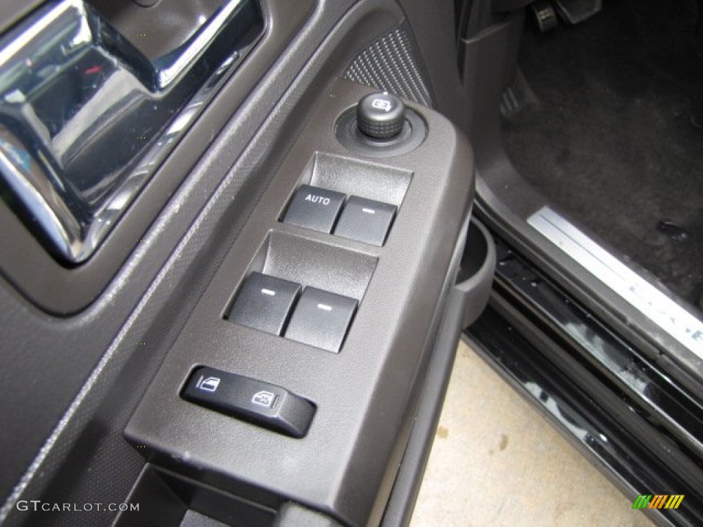 2009 Ford Edge Sport AWD Charcoal Black/Grey Alcantara Door Panel Photo #89585396