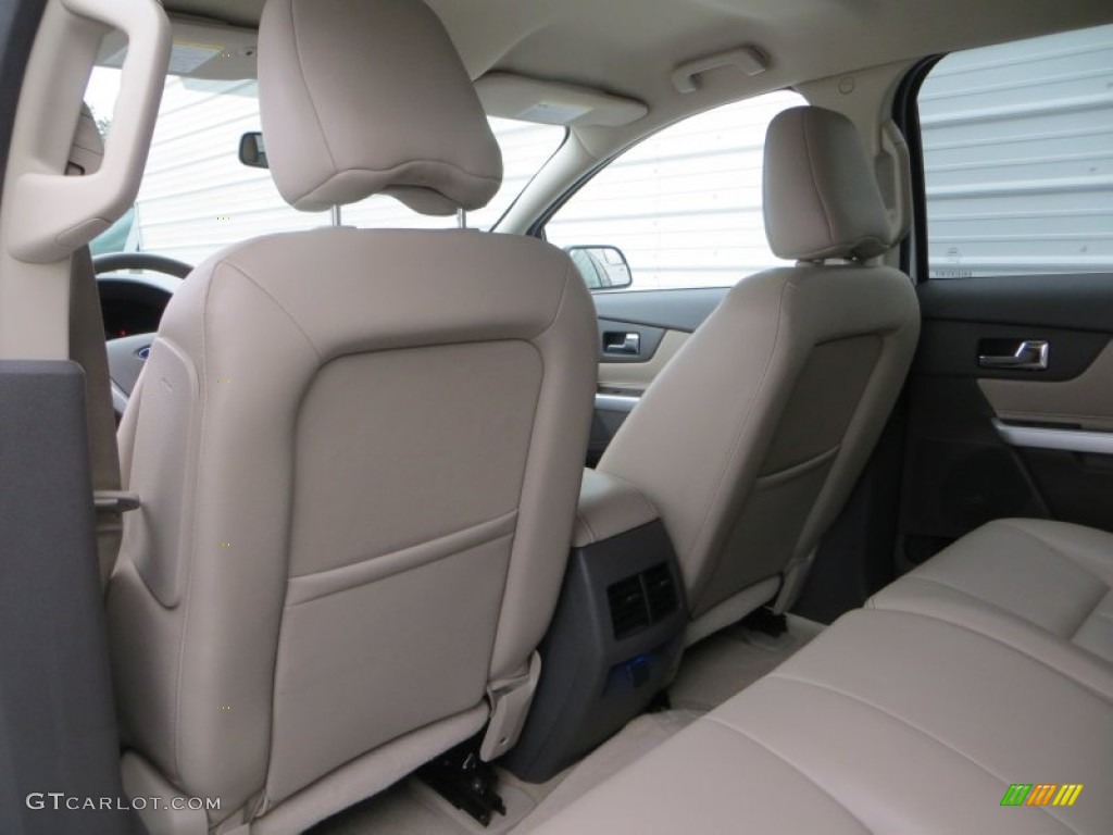 2012 Edge Limited EcoBoost - White Platinum Metallic Tri-Coat / Medium Light Stone photo #35