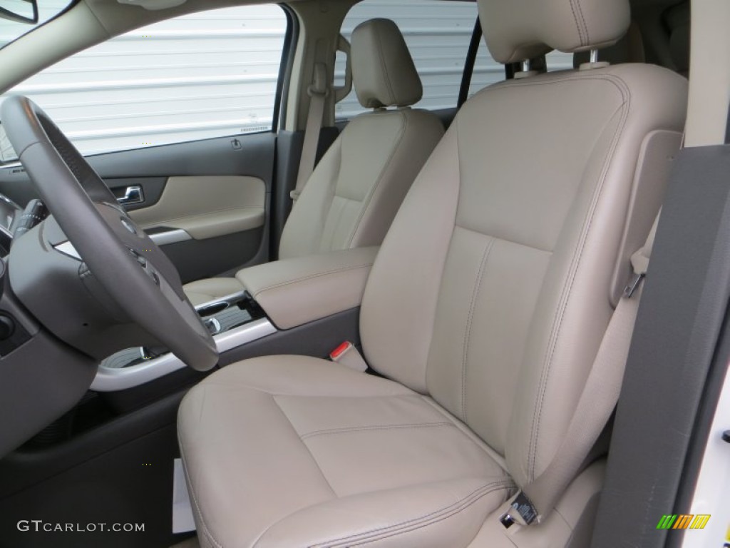 2012 Edge Limited EcoBoost - White Platinum Metallic Tri-Coat / Medium Light Stone photo #41