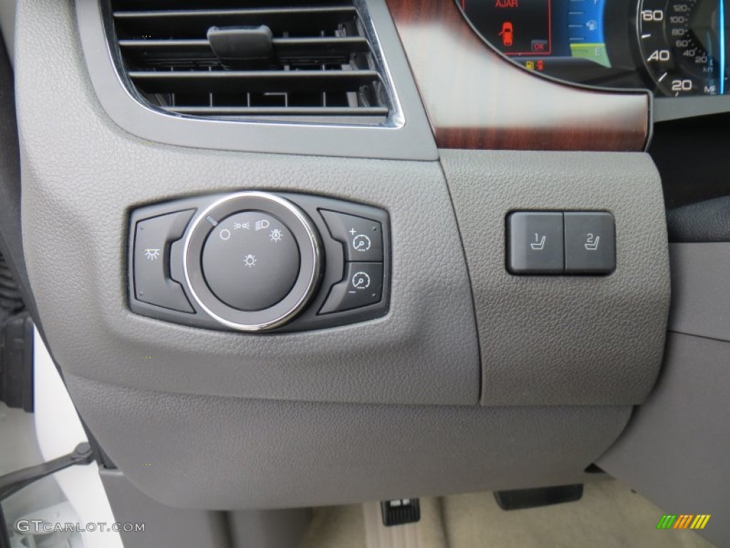 2012 Edge Limited EcoBoost - White Platinum Metallic Tri-Coat / Medium Light Stone photo #49