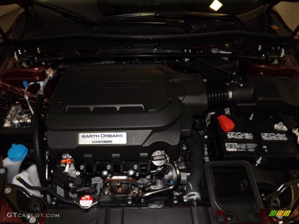 2014 Accord EX-L V6 Sedan - Basque Red Pearl II / Ivory photo #38