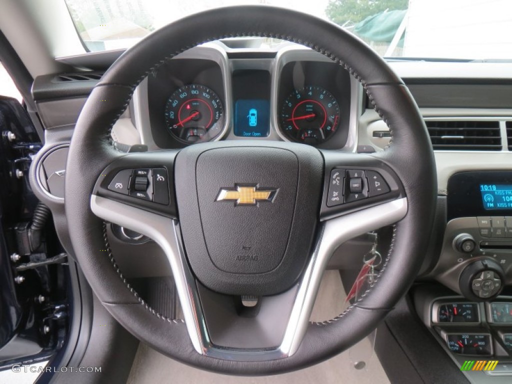 2012 Chevrolet Camaro LT/RS Coupe Gray Steering Wheel Photo #89586608