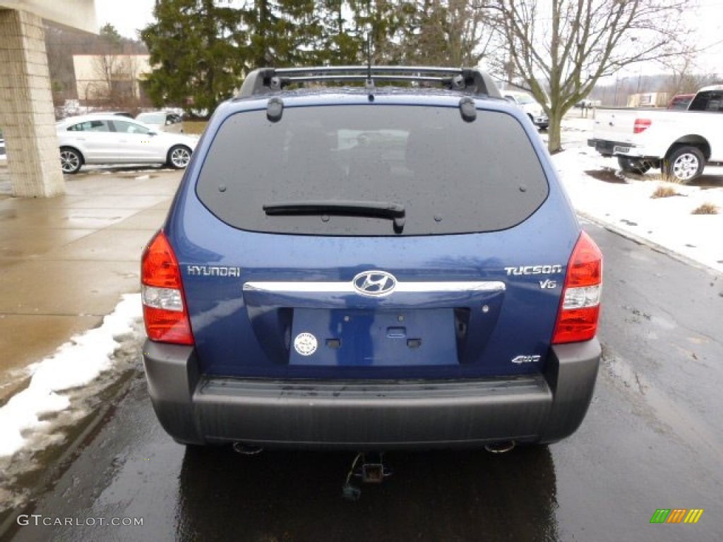 2006 Tucson GLS V6 4x4 - Nautical Blue Metallic / Gray photo #7